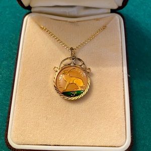 Irish six pence necklace NIB